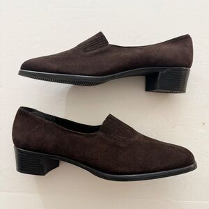 Munro Brown Suede Shoes Size 8.5N